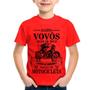 Imagem de Camiseta Infantil Alguns vovôs jogam bingo, vovôs de verdade andam de motocicleta - Foca na Moda