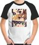 Imagem de Camiseta Infantil Anime Demon Slayer Kimetsu No Yaiba Olhar