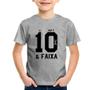 Imagem de Camiseta Infantil Aqui é 10 e Faixa - Foca na Moda