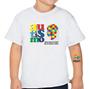 Imagem de Camiseta Infantil Autismo  Somos Parte do Mundo Não um Mundo a Parte Est. 1.1 - Autista Zlprint