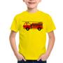 Imagem de Camiseta Infantil Caminhão de Bombeiro - Foca na Moda