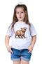 Imagem de Camiseta Infantil Capivaras Capybaras Familia Safari Estimação