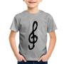 Imagem de Camiseta Infantil Clave De Sol Arte - Foca na Moda