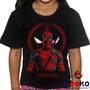 Imagem de Camiseta Infantil Deadpool 100% Algodão Geeko