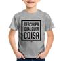 Imagem de Camiseta Infantil Desculpa Qualquer Coisa - Foca na Moda