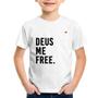 Imagem de Camiseta Infantil Deus me free - Foca na Moda