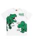 Imagem de Camiseta Infantil Dinos T-Rex E Triceratops Brilha Escuro