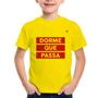 Imagem de Camiseta Infantil Dorme que passa - Foca na Moda