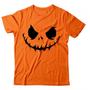 Imagem de Camiseta Infantil E Adulto Halloween Abobora Face Rosto