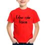 Imagem de Camiseta Infantil Educação Física por amor - Foca na Moda