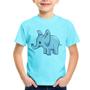 Imagem de Camiseta Infantil Elefante Bebê - Foca na Moda