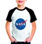 Imagem de Camiseta Infantil Estampada Manga Curta Personalizada Nasa