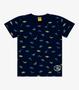 Imagem de Camiseta Infantil Estampada Rovi Kids Azul