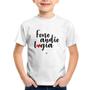 Imagem de Camiseta Infantil Fonoaudiologia por amor - Foca na Moda