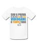 Imagem de Camiseta infantil frases prova não joga video game play família pai