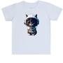 Imagem de Camiseta Infantil Gato filhote fofinho astronauta