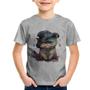 Imagem de Camiseta Infantil Gato Persa Watercolor  - Foca na Moda