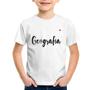 Imagem de Camiseta Infantil Geografia - Foca na Moda