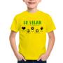 Imagem de Camiseta Infantil Go Vegan Símbolos - Foca na Moda