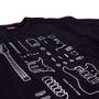 Imagem de Camiseta Infantil Guitarra Desconstruction Preta