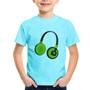 Imagem de Camiseta Infantil Headphone Verde - Foca na Moda