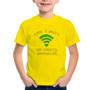 Imagem de Camiseta Infantil Home Is Where Wifi Connects Automatically - Foca na Moda