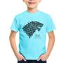 Imagem de Camiseta Infantil House Stark: Winter is Coming - Foca na Moda