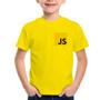 Imagem de Camiseta Infantil JavaScript - Foca na Moda