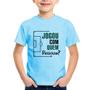 Imagem de Camiseta Infantil Jogou com quem parceiro - Foca na Moda