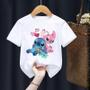 Imagem de Camiseta Infantil Kawaii Lilo & Stitch - Disney