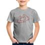 Imagem de Camiseta Infantil Love Hand - Foca na Moda