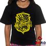 Imagem de Camiseta Infantil Lufa Lufa 100% Algodão Harry Potter Hogwarts Hufflepuff Geeko 04