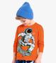 Imagem de Camiseta Infantil Masculina Astronauta Rovi Kids Laranja