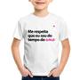 Imagem de Camiseta Infantil Me respeita que eu sou do tempo do orkut - Foca na Moda
