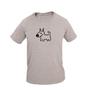 Imagem de Camiseta infantil Menina Algodão Estampa Dog Dia a Dia