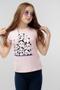 Imagem de Camiseta Infantil Menina com Estampa cor Rosa