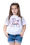 Imagem de Camiseta Infantil Menina Unicórnio Colorido Arco Iris Girl