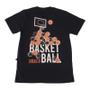 Imagem de Camiseta Infantil Menino Basquete Preta Banana Danger 48107