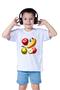 Imagem de Camiseta Infantil Menino Menina Frutas Frutinhas Banana Maça Pera