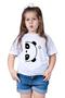 Imagem de Camiseta Infantil Menino Menina Panda Estiloso Moderno Animal