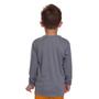 Imagem de Camiseta Infantil Menino Proteção UV Térmica Solar Manga Longa Camisa Praia Esporte