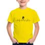 Imagem de Camiseta Infantil Microfone Batimentos Cardíacos - Foca na Moda