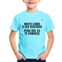 Imagem de Camiseta Infantil Muito lindo o seu discurso - Foca na Moda