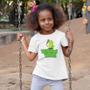 Imagem de Camiseta Infantil Ogro Ogrinho Verde terrible Terrivel Monstrinho Fofo Menino Menina