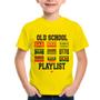 Imagem de Camiseta Infantil Old School Playlist - Foca na Moda