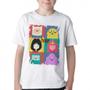 Imagem de  Camiseta Infantil ou adulto  Adventure Time moldura Blusa Criança todos tamanhos