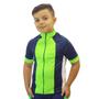 Imagem de Camiseta Infantil para Ciclismo Camisa Bike Ciclista Mtb com bolso