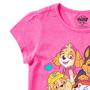 Imagem de Camiseta Infantil Paw Patrol - Manga Curta Rosa para Meninas