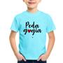 Imagem de Camiseta Infantil Pedagogia por amor - Foca na Moda