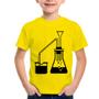 Imagem de Camiseta Infantil Química Erlenmeyer e Bequer - Foca na Moda